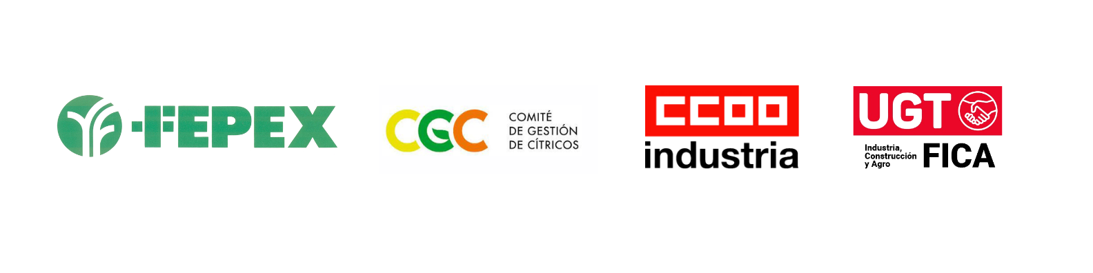 FEPEX, Comité de Gestión de Cítricos, CCOO Industria y UGT FICA